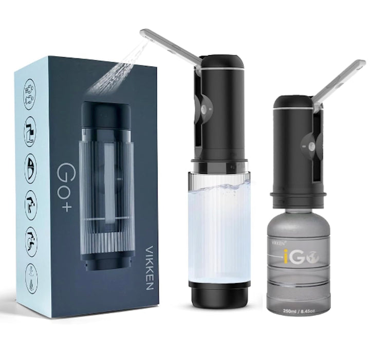 VIKKEN Go+ Max Hochdruck-Bidet, USB-Typ-C, mobil, elektrisch, wiederaufladbar, tragbar, Reise-Bidet,