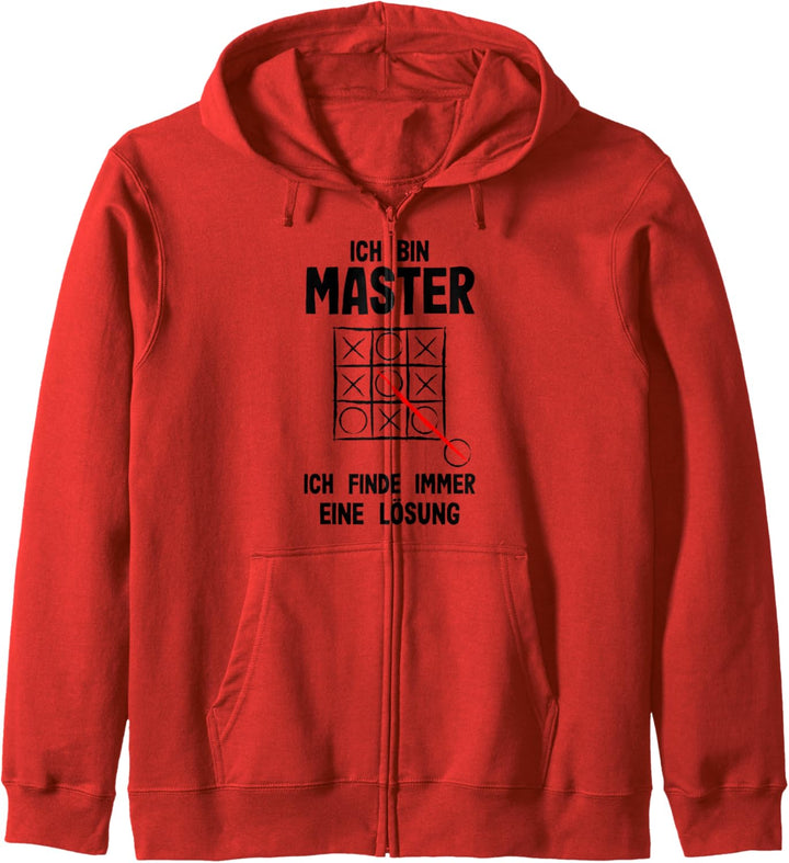 Universität Ich Bin Master Ich Finde Immer Eine Lösung Uni Kapuzenjacke