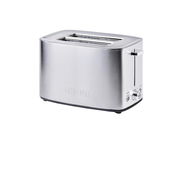 Unold 38216 Toaster Thommy – 2-Scheiben-Toaster, 850 W, wärmeisoliertes Edelstahlgehäuse, Extra-gros