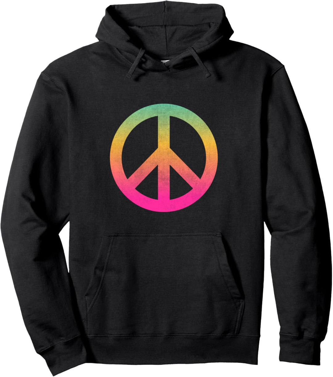 Make Peace Not War - Peace Logo Pullover Hoodie