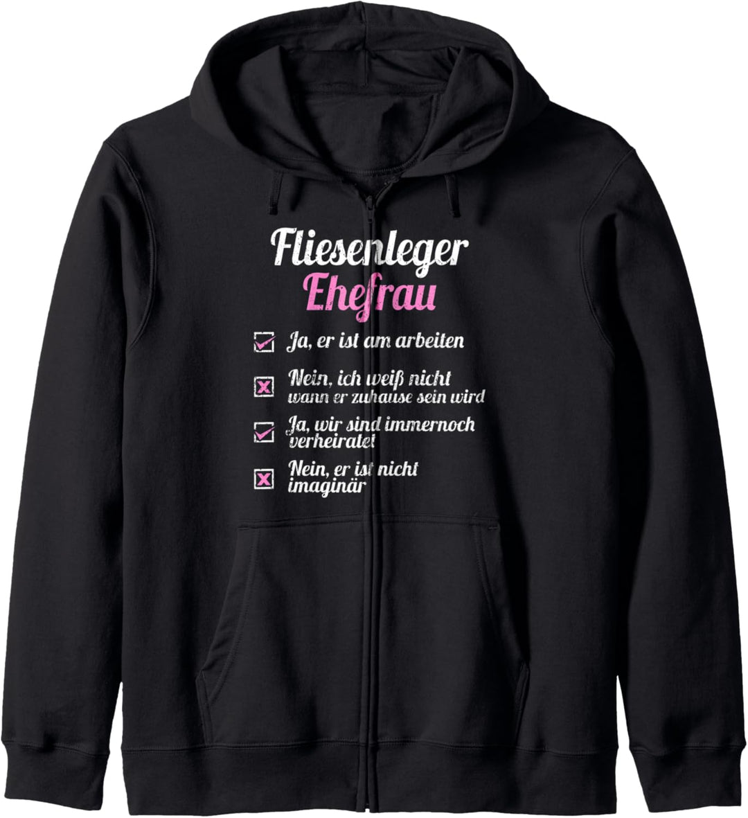 Fliesenleger Tshirt Sprüche Heimwerker Herren Plattenleger Kapuzenjacke