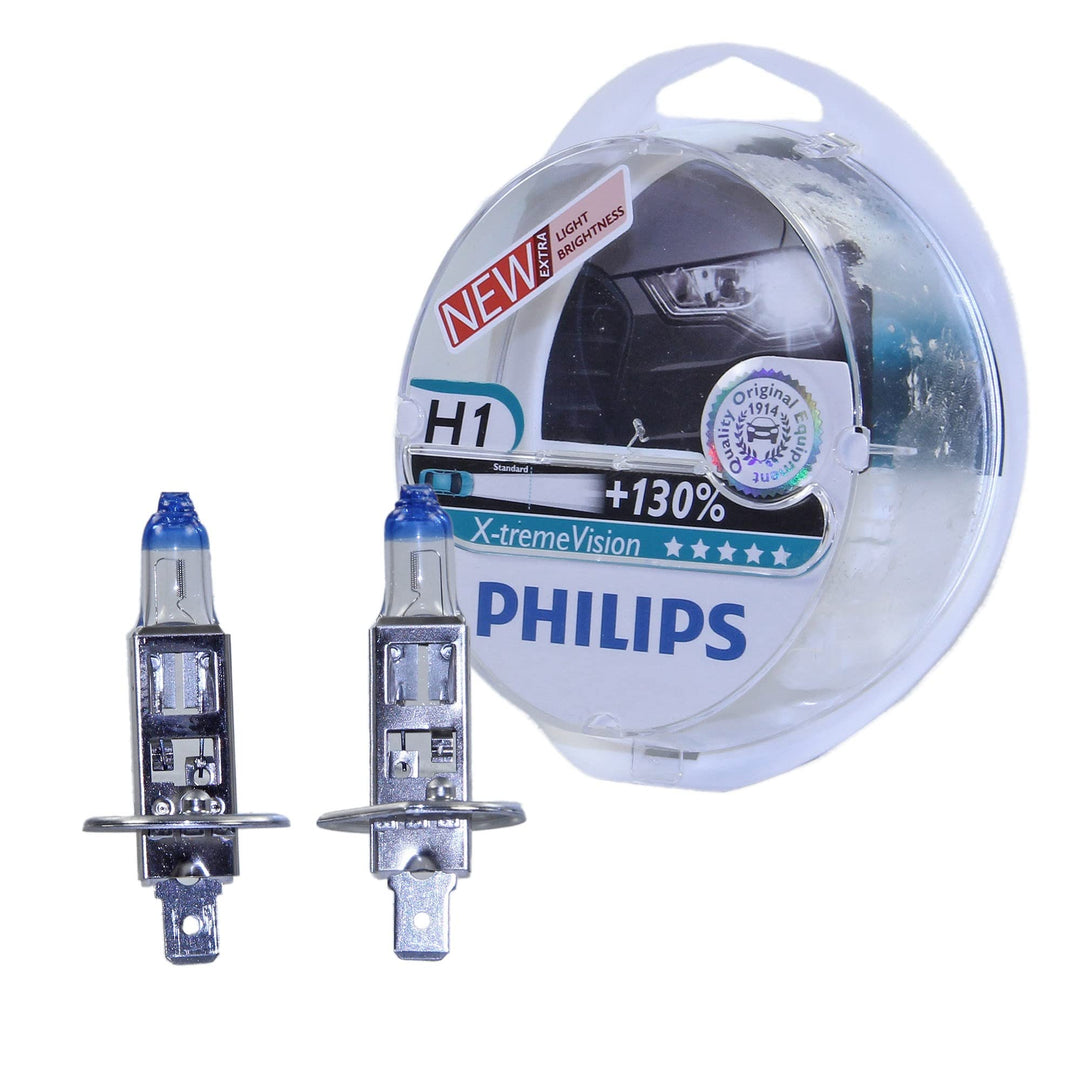 Philips X-tremeVision +100% H1 Scheinwerferlampe 12258XVS2, 2er-Set
