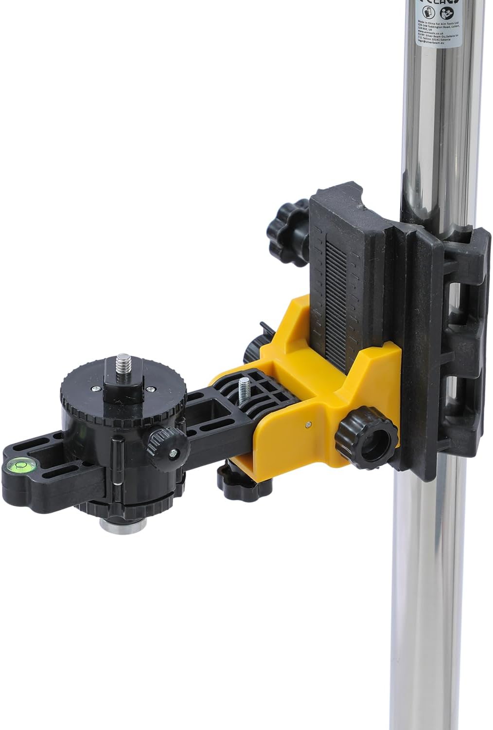 Laser-Wasserwaage mit Teleskopstange 3.7M, Edelstahl, Fussbedienung, Tasche 311579