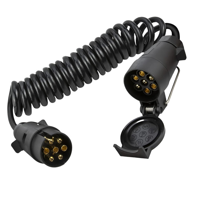 Woola 12V Anhänger 7 Polig Verlängerung Kabel Adapter,2,5m-Anhänger Steckdosen Verlängerungskabel,An