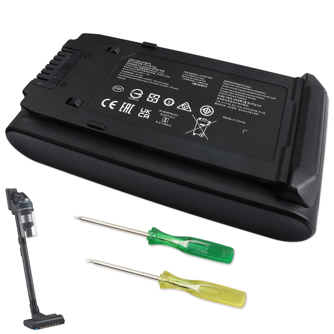 JIMACRO VCA-SBT95 Staubsauger Akku Kompatibel mit JET95 Batterie VCA-SBTA95 VS20A95823W VS20A95943N