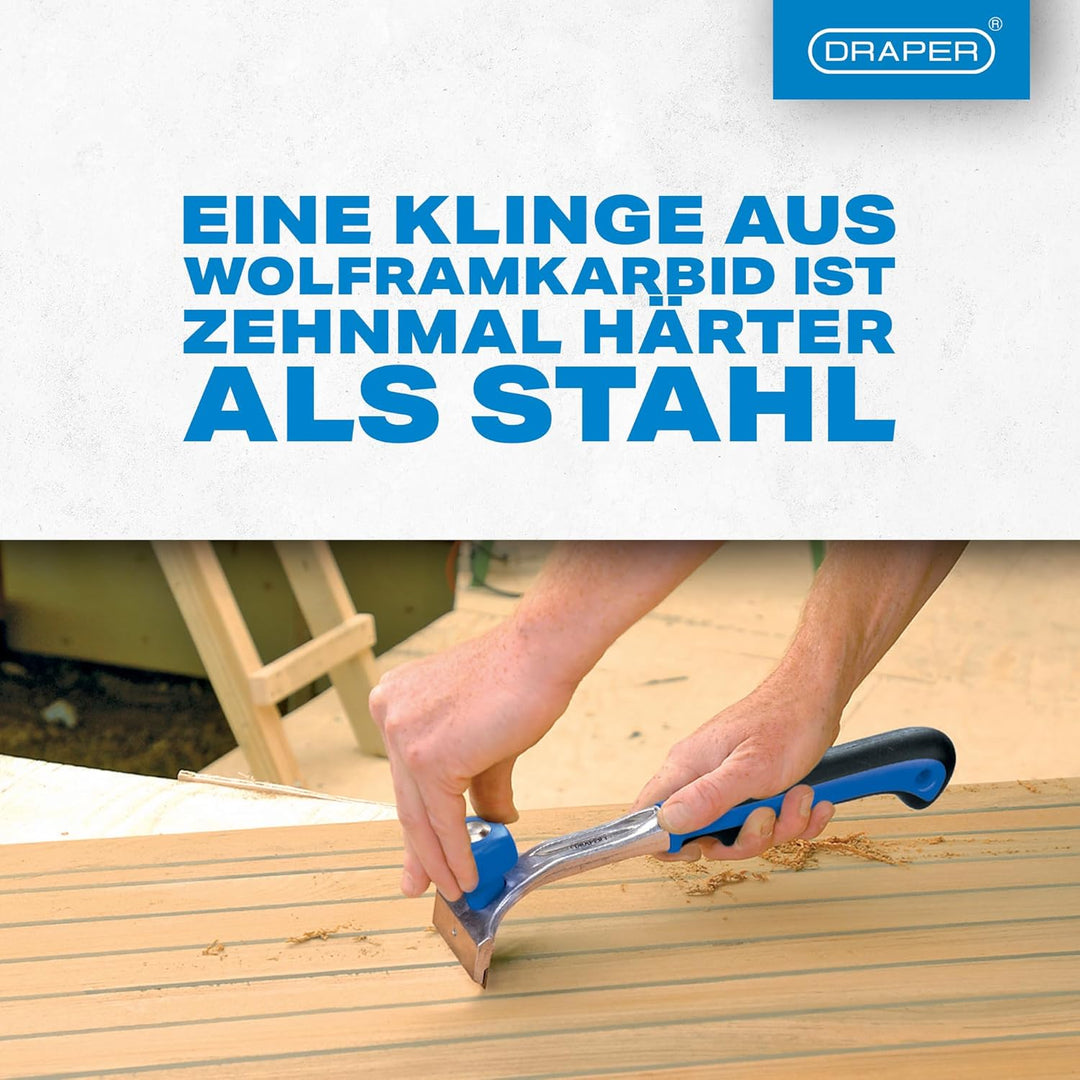 Draper 17156 Zugschaber, Wolframkarbid, Blau