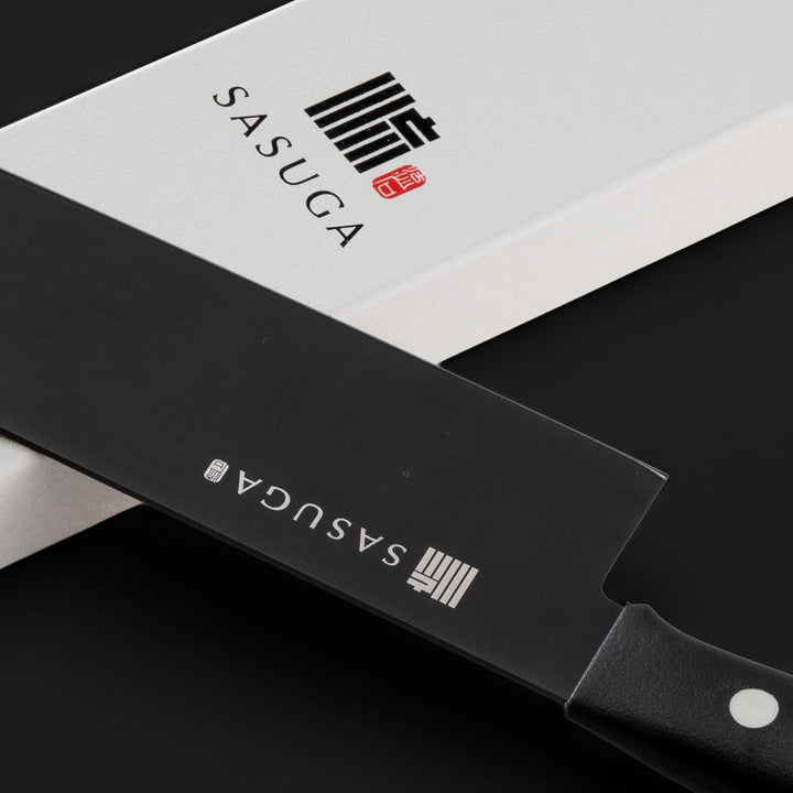 Japanisches Nakiri-Gemüsemesser 165 mm - Made in Japan | Molybdän-Vanadium-Edelstahl | Flache Klinge