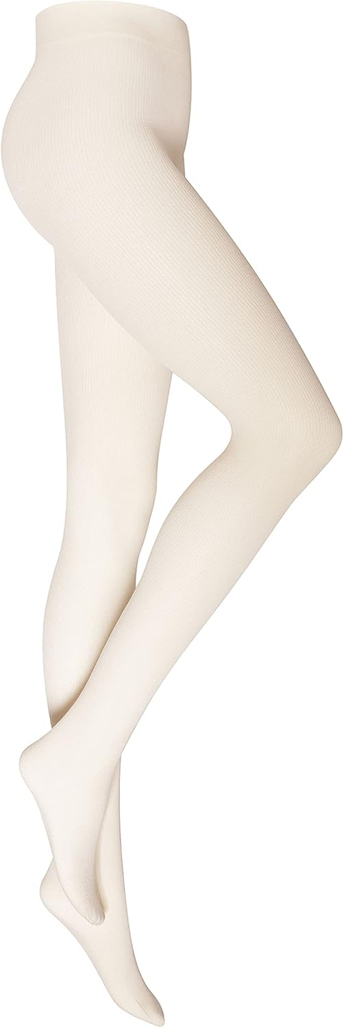 WOLFORD Baumwoll-Strumpfhose für Damen S Ecrue, S Ecrue