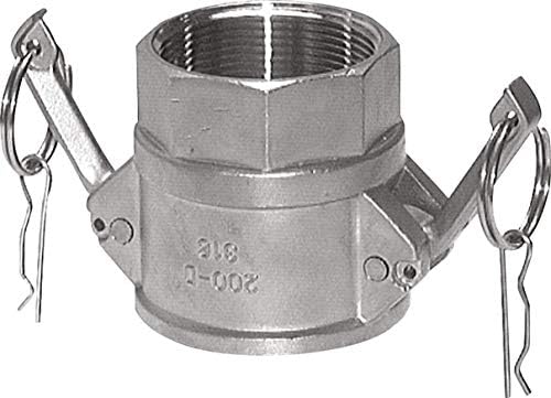 Kamlock-Kupplung (D) Rp 2"(IG), Edelstahl (1.4408)