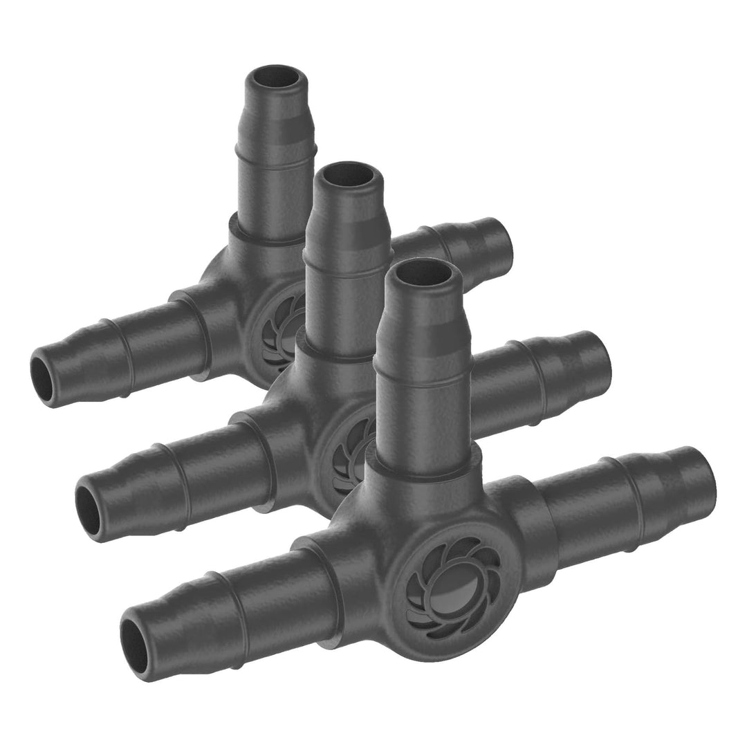 Gardena Micro-Drip-System T-Stück 4,6 mm (3/16 Zoll): Zubehör für die Abzweigung von Verteiler- und