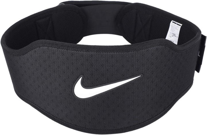 Nike Strength Trainingsgürtel, 3,0 M Schwarz/Schwarz/Weiss, M Schwarz/Schwarz/Weiss