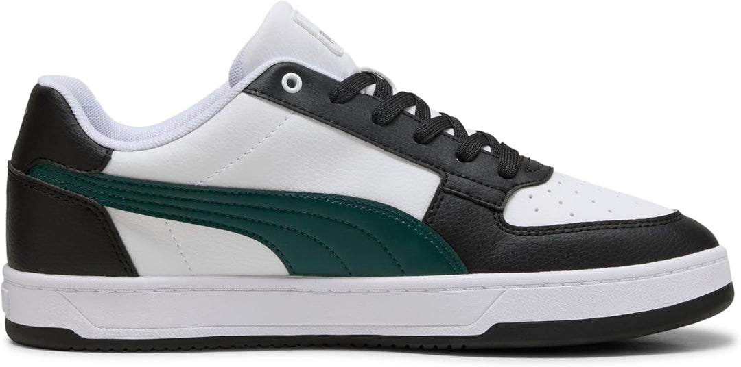 PUMA Unisex Caven 2.0 Sneaker 46 EU Puma White Dark Myrtle Puma Black, 46 EU Puma White Dark Myrtle