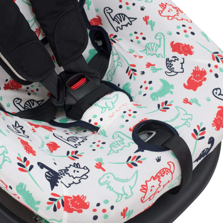 JYOKO Kids Bezug kompatibel mit Besafe iZi Modular X1 i-Size (Dino Party), Dino Party