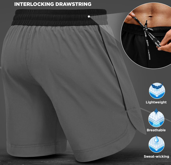 RDX MMA Shorts Sporthose Herren Kurz, Kampfsport Boxen Trainingshose Männer, Kickboxen Muay Thai Box