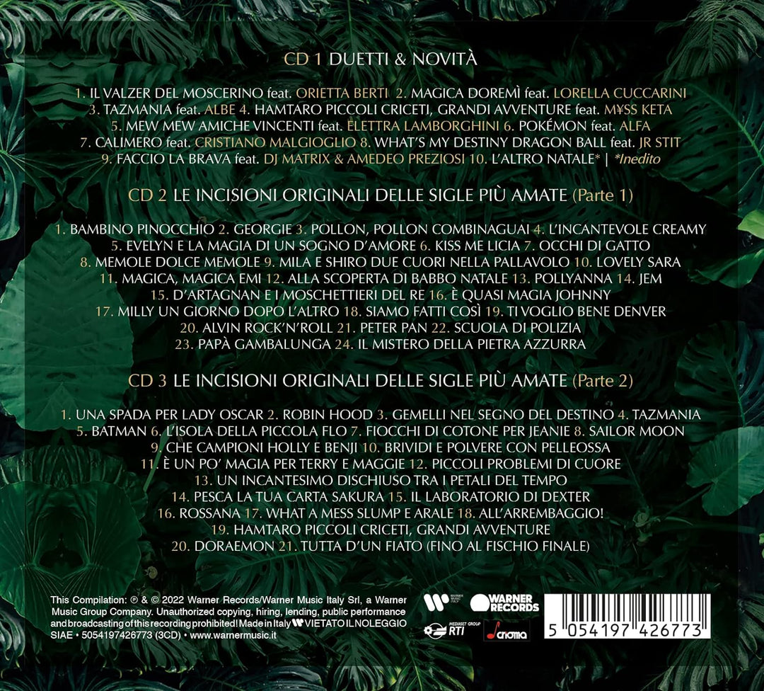 40: Il Sogno Continua, Audio-CD