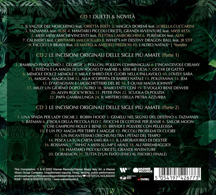 40: Il Sogno Continua, Audio-CD