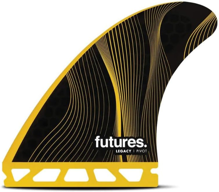 Futures P8 Legacy Thruster Large Surfboard Fins FHCP8 - Yellow