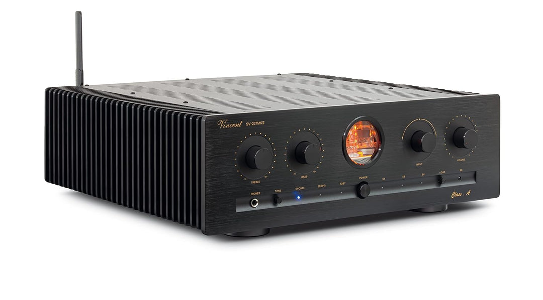Vincent SV-237 MKII High-End Hifi Hybridverstärker, warmer dynamischer Röhren-Sound, mit Bluetooth-S