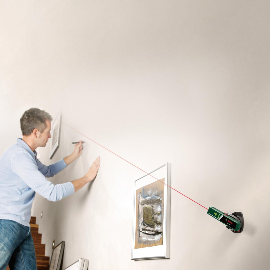 Bosch Home and Garden Bosch Laser-Wasserwaage EasyLevel mit Wandhalterung (Laserlinie zur flexiblen