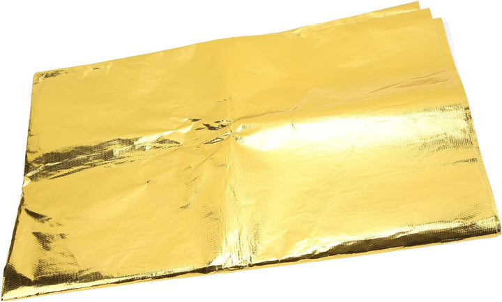 Cocoarm Selbstklebendes Reflektierendes Hitzeschild-Wickelband, Hochtemperatur-Wärmeisolierung, Hält