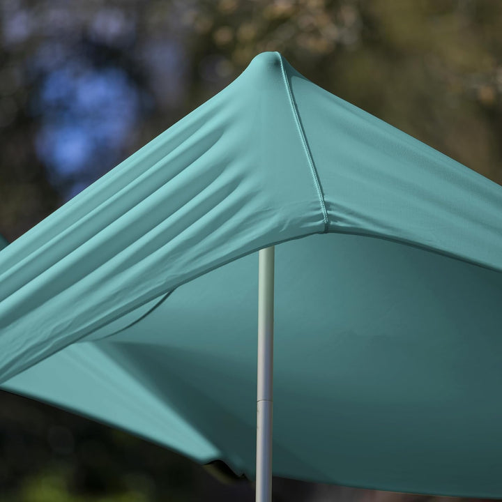 Meister Strandzelt - 210x210 cm - UVA/B-Schutz - LSF50+ - 2 bis 4 Personen - Mit Sandankern - Koffer