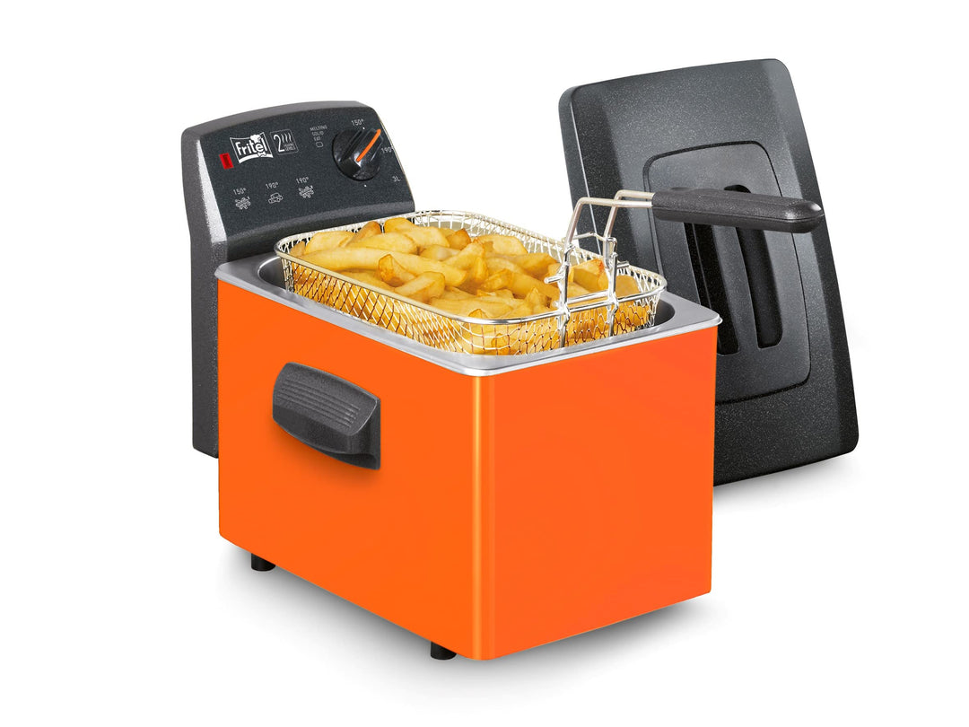 FRITEL Turbo SF 4152 orange Fritteuse - Fritteuse 3 L - Doppelheizelement
