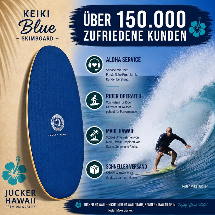 JUCKER HAWAII Skimboards PUNA, ULUA und KEIKI KEIKI BLUE, KEIKI BLUE