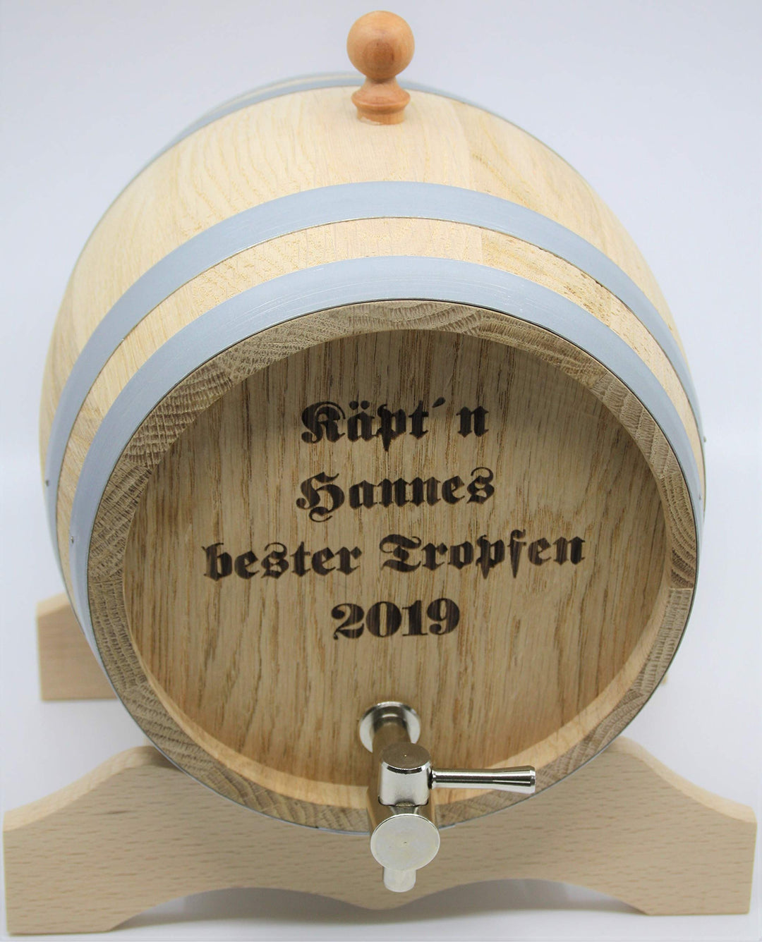 MAAJ® WEINFASS/WHISKYFASS/SCHNAPSFASS KOMPLETT AUS EICHENHOLZ 1,2,3,5,10L - MADE IN SLOWENIEN (1 L -