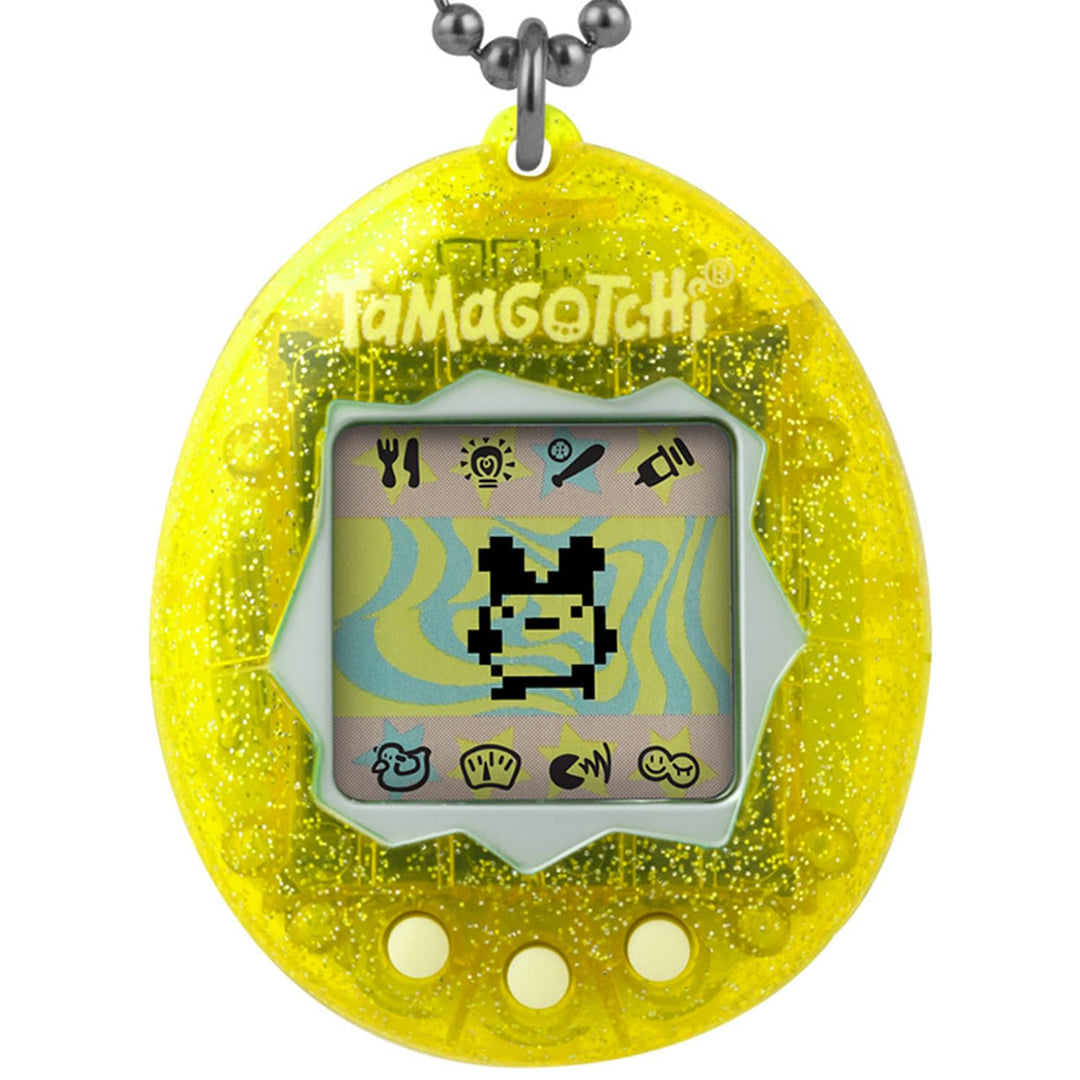 Bandai - Original Tamagotchi Color Collection Yellow - Elektronisches virtuelles Haustier mit Farbdi