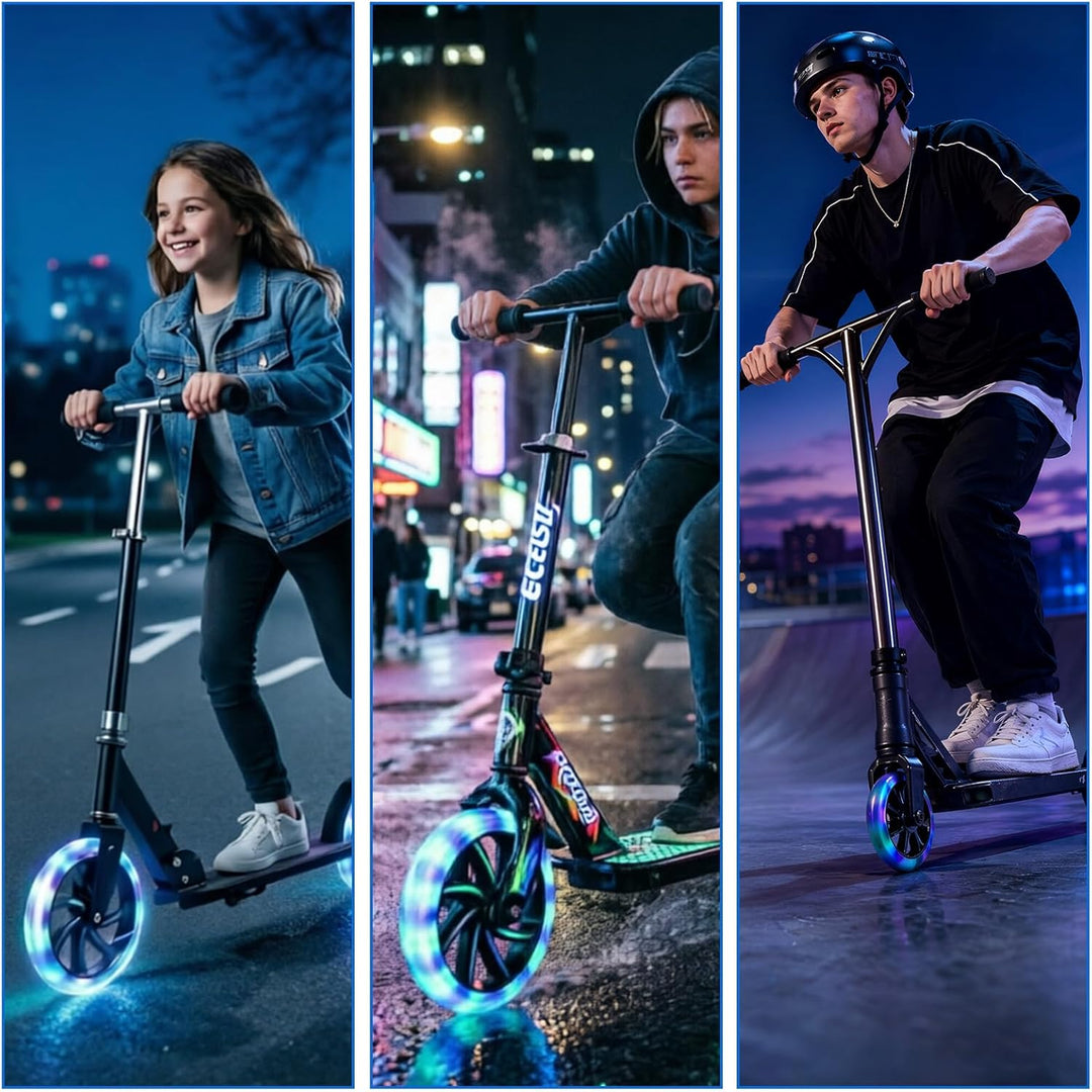 2 Stück 200mm Scooter Rollen, Bunt Scooter Ersatzräder, Cityroller Reifen, ErsatzräderScooter Räder
