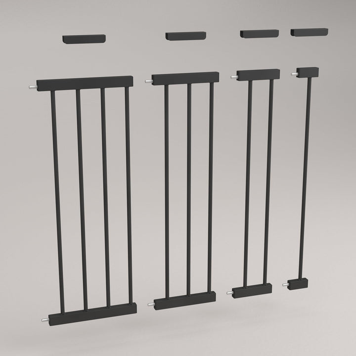 ALMAR Baby Verlängerung 7 cm schwarz für Sicherheitsbarriere für Türen, Flure oder Treppen für Kinde