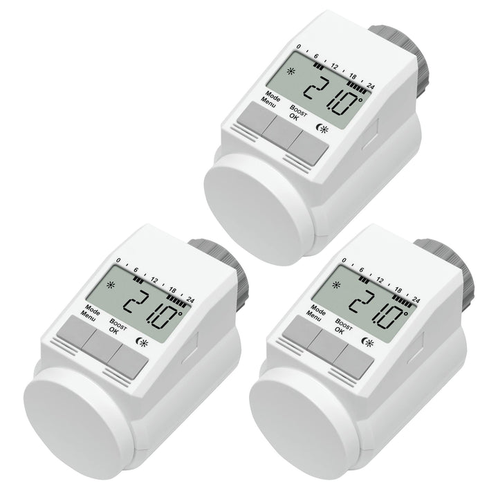 Eqiva Model L Elektronik-Heizkörperthermostat mit Boost-Funktion,