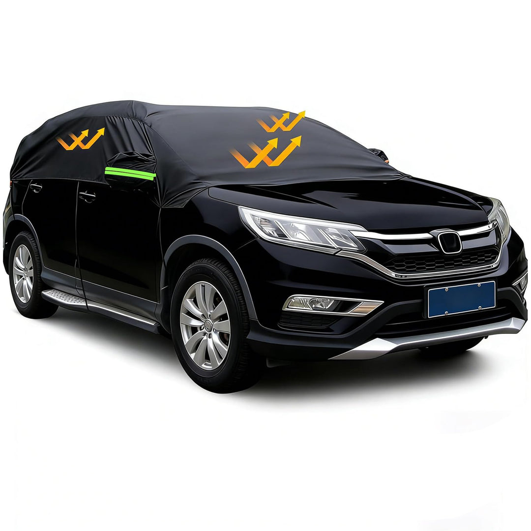 Auto Halbgarage Wasserdicht Universal Halbgarage Autoabdeckung, Abdeckplane Auto All Weather, Wasser