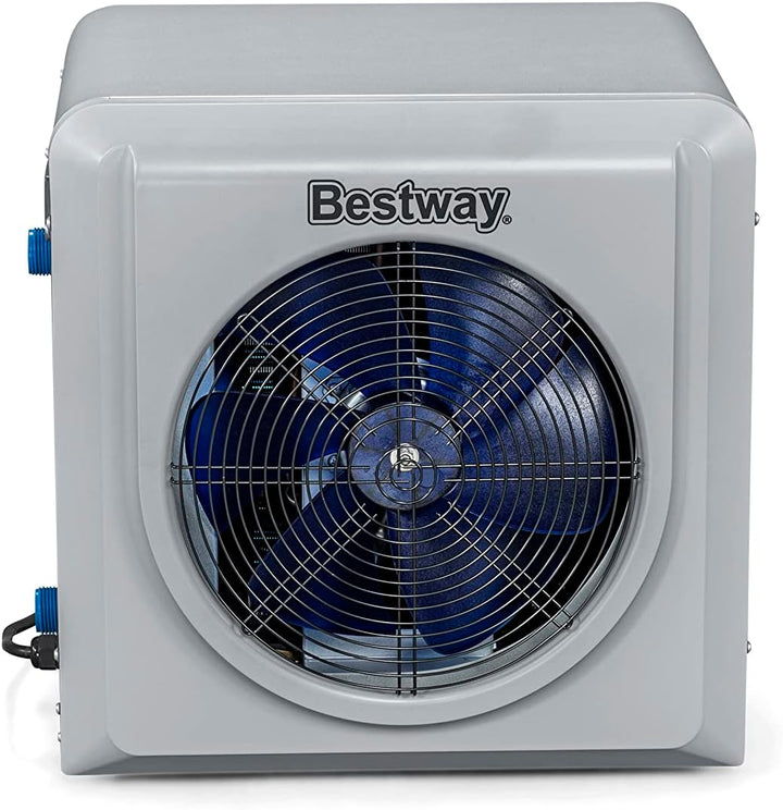 Bestway Flowclear Poolheizung Air Energy, 4.400 W, 43 x 47,5 x 47 cm, Grau Poolheizung 4400W Single,
