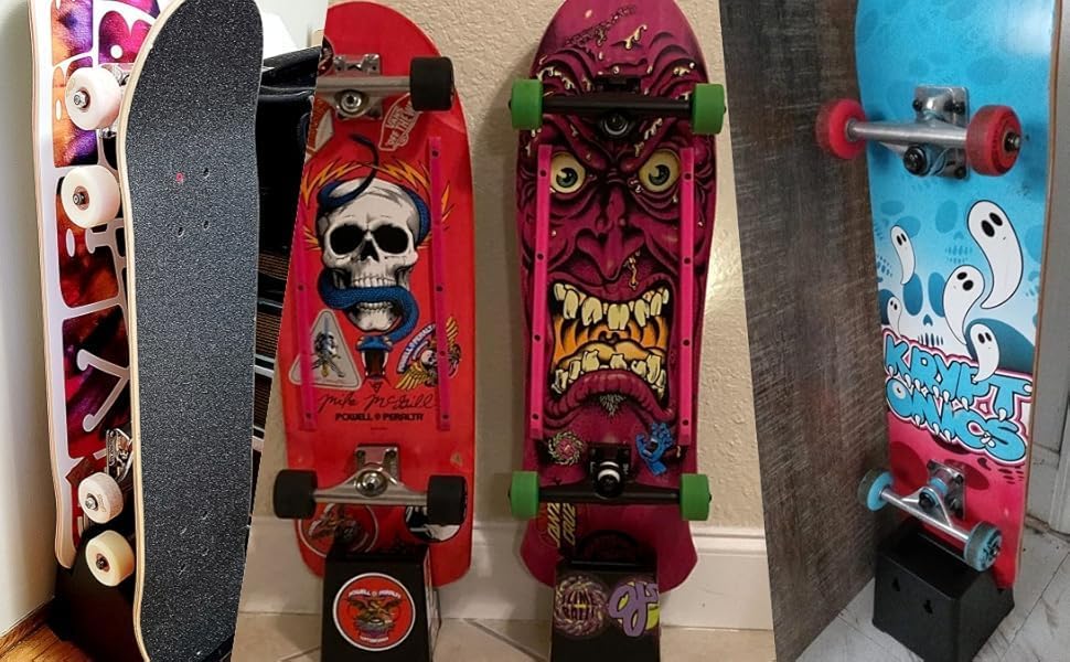 BOOSTEADY Skateboard Halterung Skateboard Ständer Skateboard Rack Skateboard Zubehör für tragbare Au