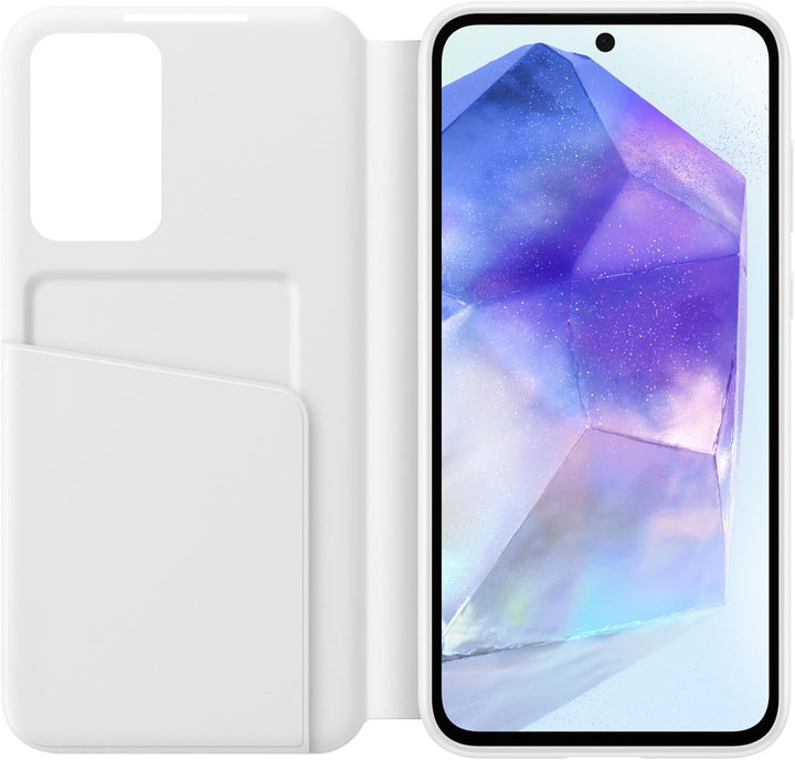 Samsung Smart View Wallet Smartphone Case EF-ZA556 für das Galaxy A55 5G, Handyhülle, Kartenfach, Si