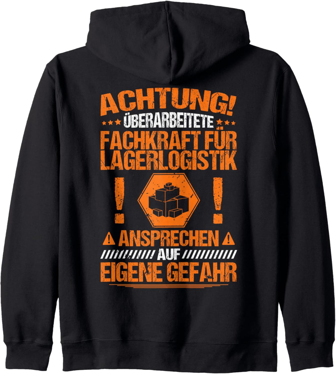 Überarbeitete Fachkraft für Lagerlogistik Kapuzenjacke