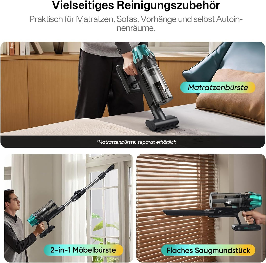 Vexilar V15MAX Staubsauger Zubehör – Matratzenbürste, Mini-Elektrowerkzeug-Bürstenkopf, ideal zum Re