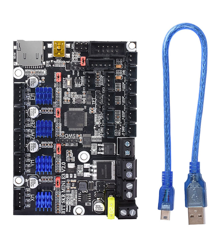 BIGTREETECH SKR Mini E3 V2.0 Steuerplatine 32 Bit Unterstützung TMC2209 TMC2208 UART-Treiber Upgrade