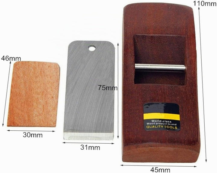HOMSFOU Mini Handhobel Holz Hobel 11X11X11 Cm Präzises Werkzeug Für Feine Holzarbeiten Tischlerhandh