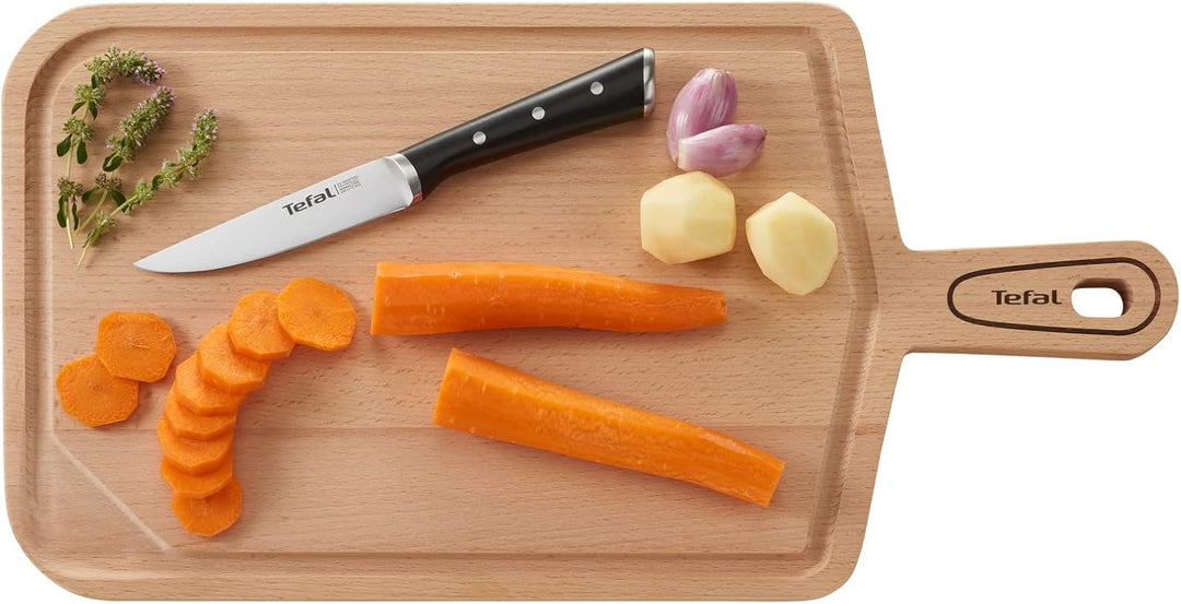 Tefal Ice Force K23209 Universalmesser | 11cm Klinge | Korrosionsschutz | Handschutz | Edelstahl/Sch