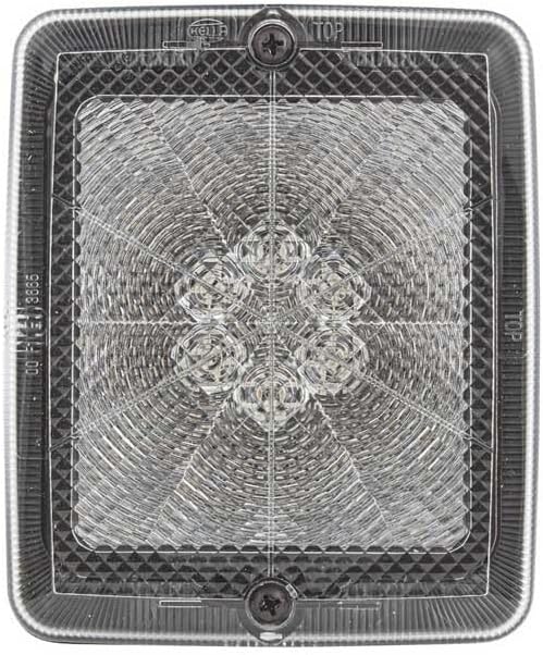 HELLA - Nebelschlussleuchte - LED - 24V - Einbau - Lichtscheibenfarbe: glasklar - Stecker: Flachstec