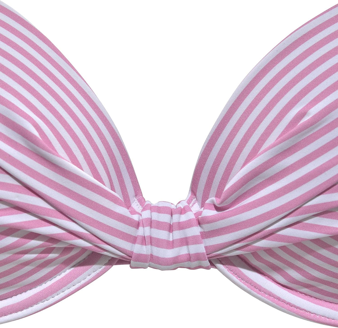 s.Oliver Damen Bikini-Set 42 / C Rosa-weiss Gestreift, 42 / C Rosa-weiss Gestreift