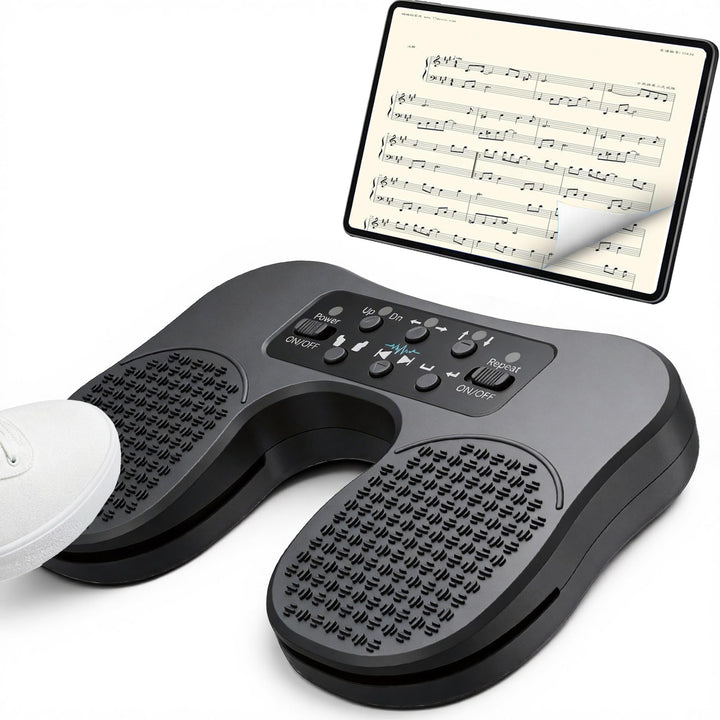 Bluetooth Page Turner Pedal: Bluetooth Fussschalter für Noten Apps mit Fusssteuerung für Pianisten G