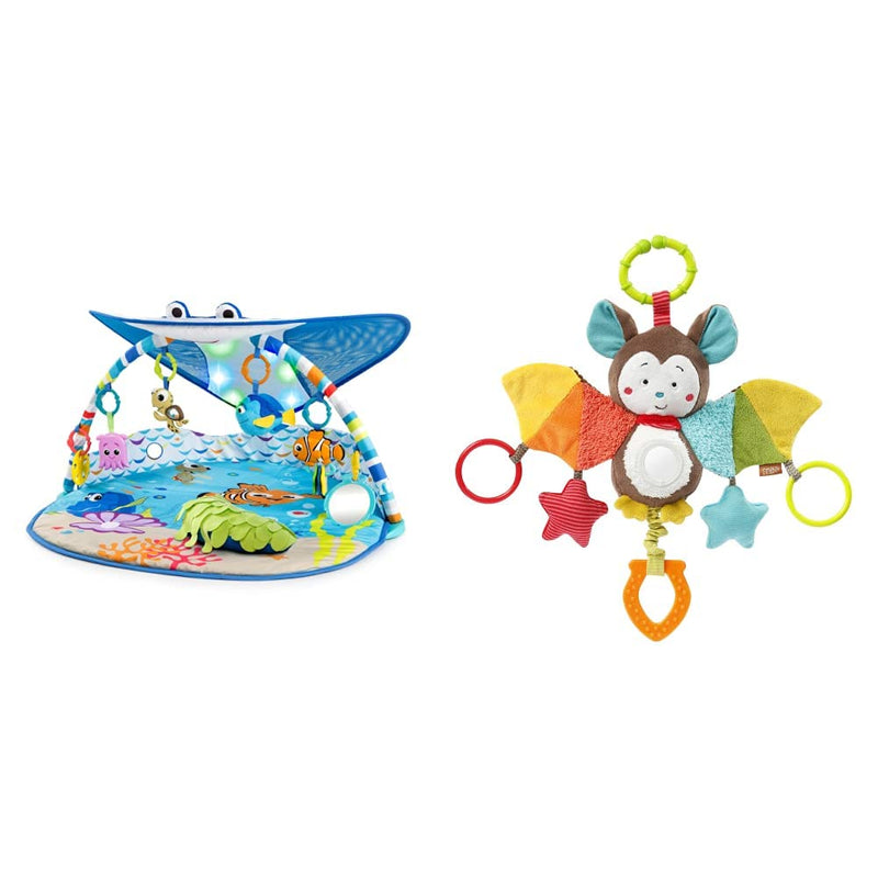 Bright Starts, Disney Baby, Findet Nemo Spieldecke mit Spielbogen & Fehn 067712 Activity-Spieltier F