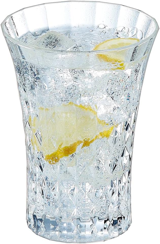 Cristal D'arques L9746 Lady Diamond 6 Low Tumbler 36cl eclat, Glas, durchsichtig Tassen, Tassen