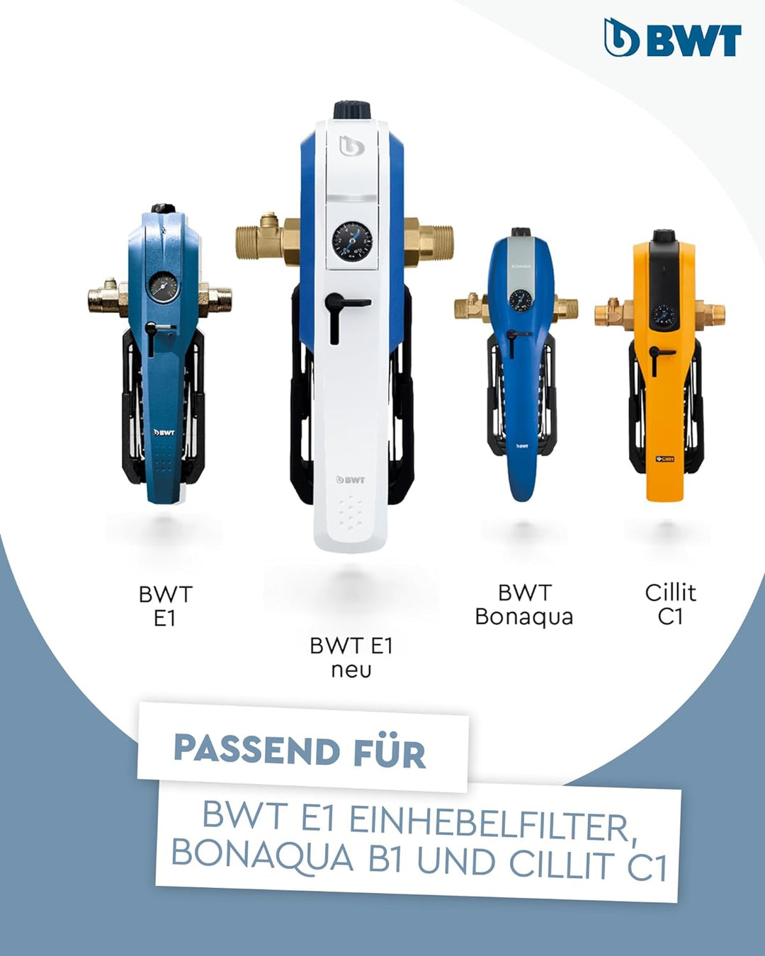 BWT E1 Hygienetresor für E1 HWS Einhebelfilter # 20393 Austauschfilter Filter
