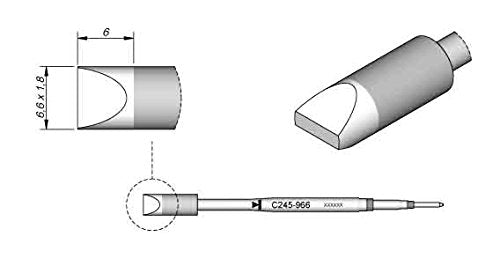 JBC C245966 Lötspitze für T245
