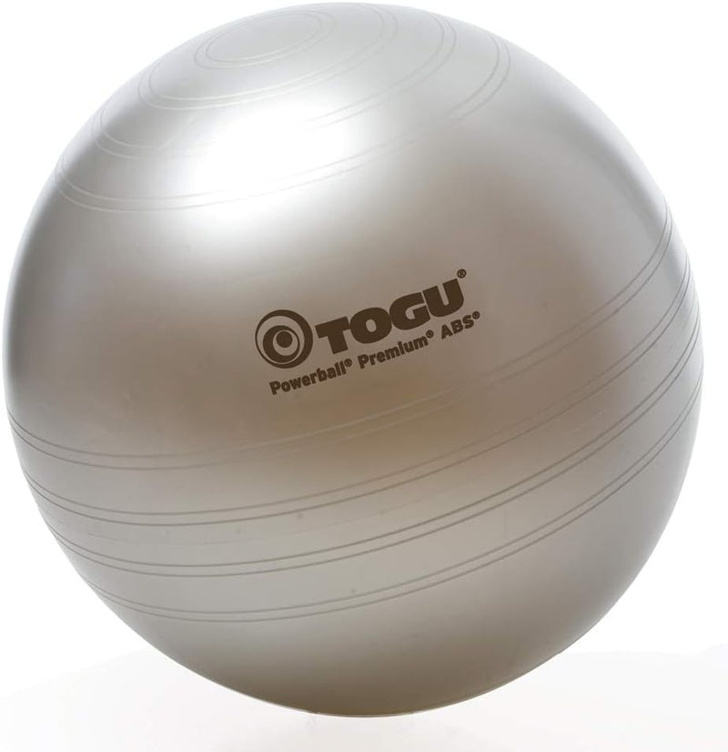 Togu Gymnastikball Powerball Premium ABS (Berstsicher) 55 cm silber, 55 cm silber