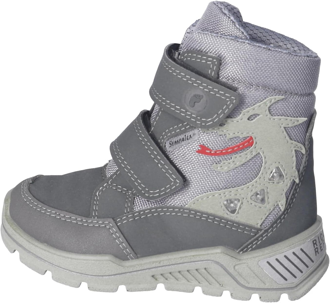 RICOSTA Jungen Stiefel GRISU, Kinder Boots, Weite: Weit, lose Einlage, Sympatex, Blinklicht 27 EU We